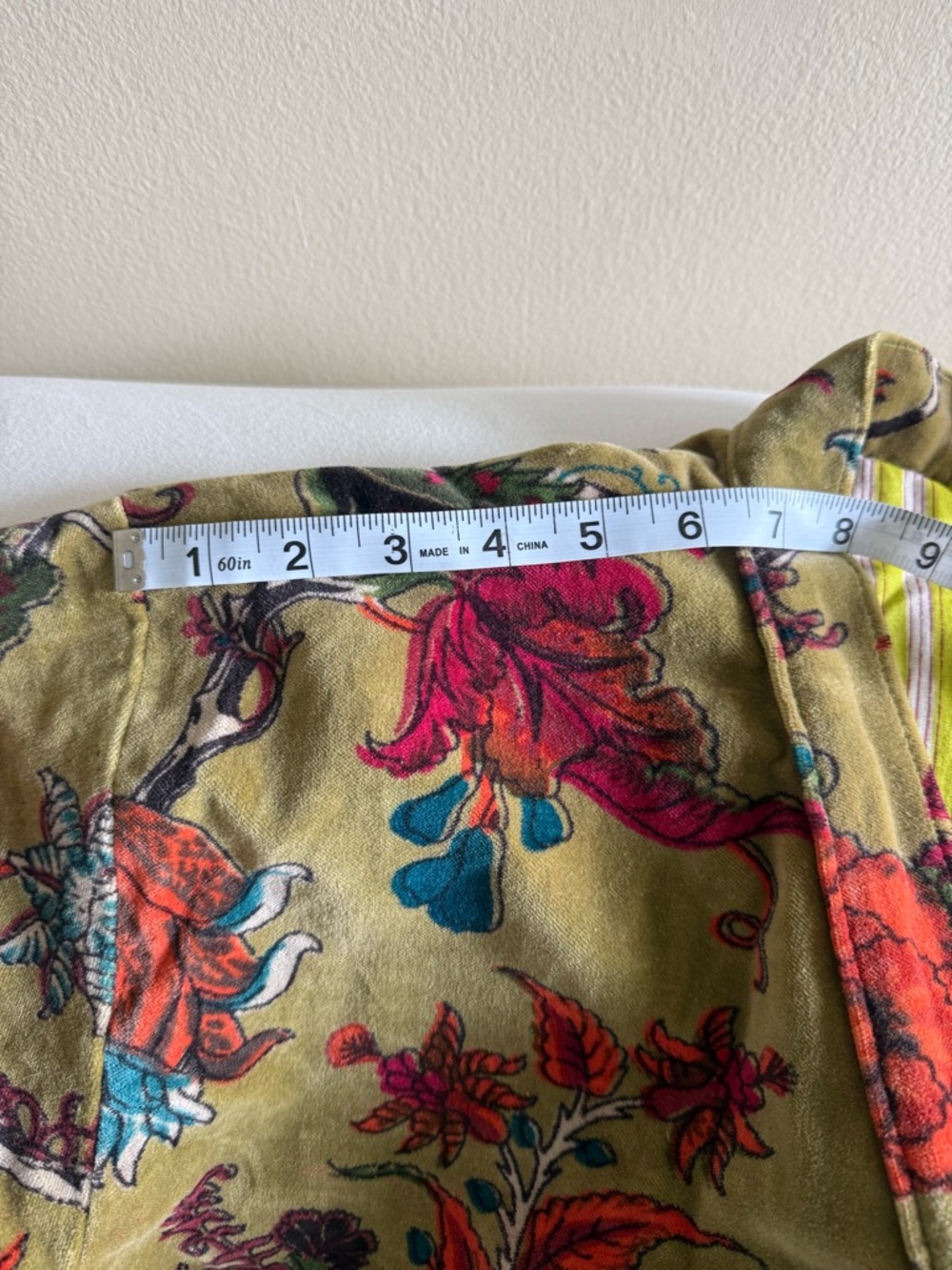 Floral Patterned Long Sweater Cardigan - Picture 8 of 12